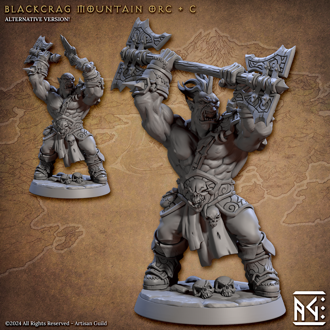 Blackcrag Mountain Orc - C (Blackcrag Orcs)